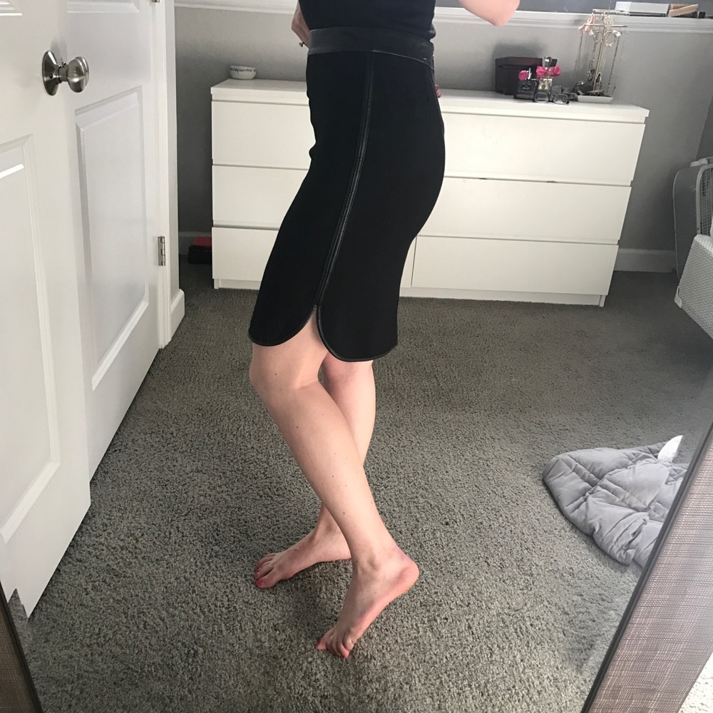 Black skirt